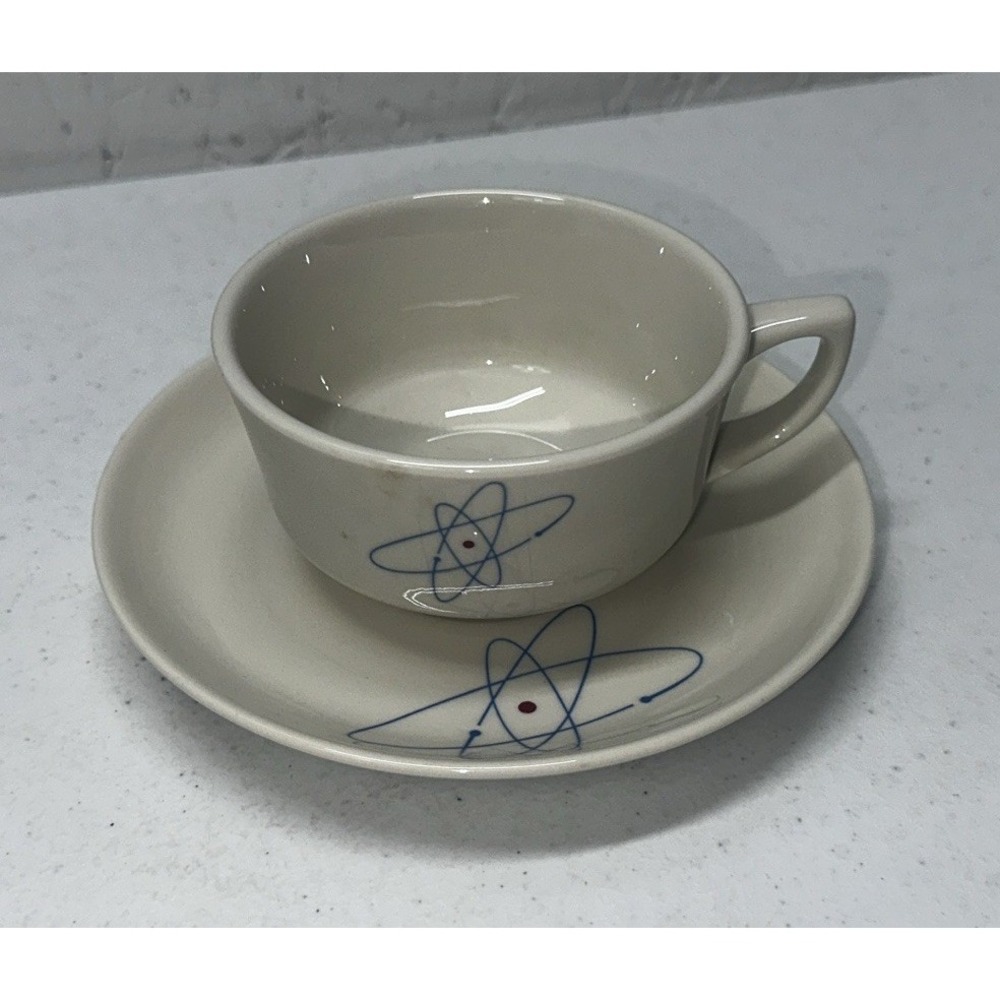 N. S. SAVANNAH‎ 1st Nuclear Power Merchant Ship Coffee Cup W/Saucer Mayer China